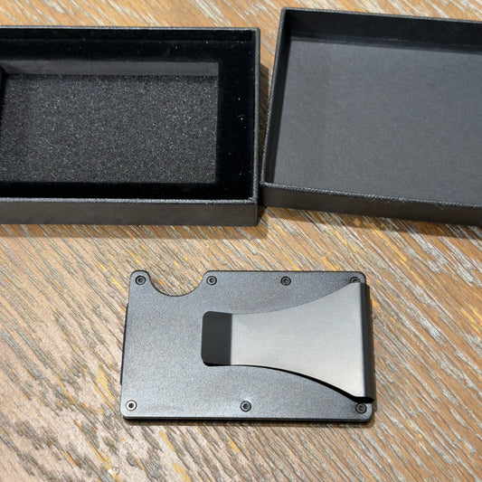 Philippians 4:13 RFID Card Holder Wallet – Laser Engraved Christian Metal Wallet with Money Clip